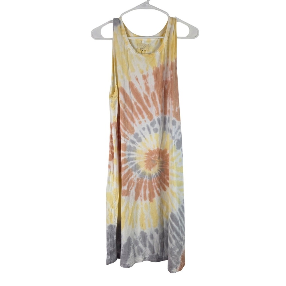 Thread & Supply Midi Tank Dress XXL Womens Plus Size Tie Dye Sleeveless Pullover